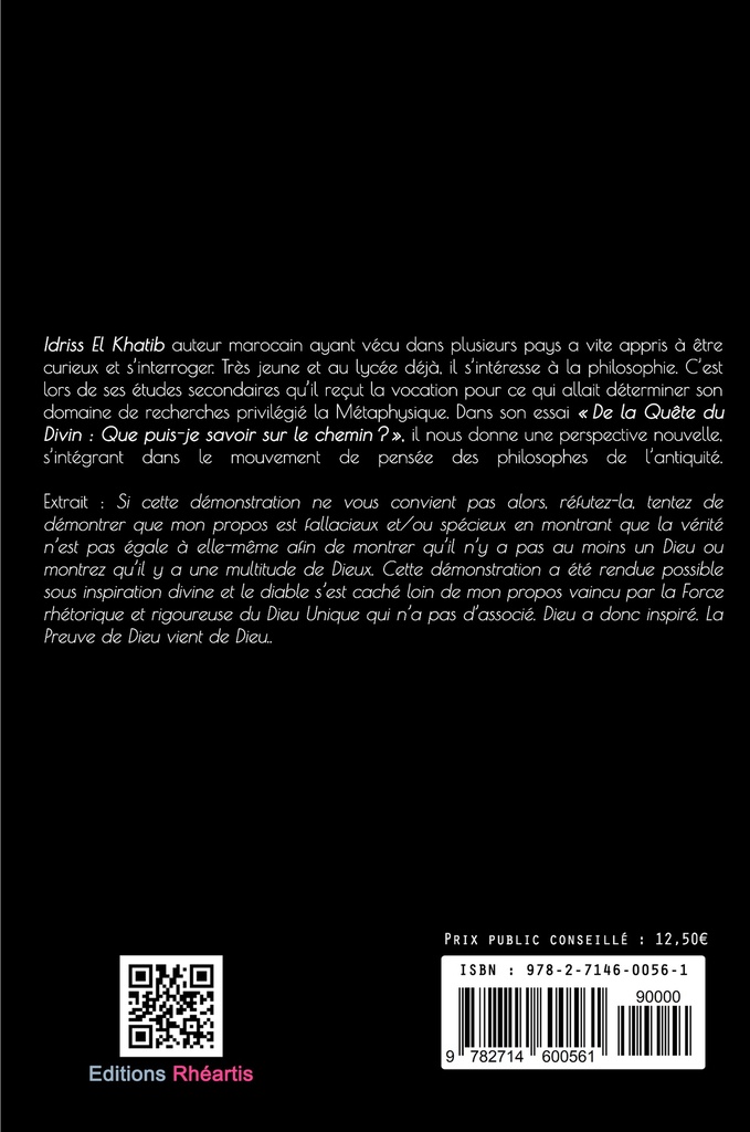 De la Quête du Divin : Que puis-je savoir sur le chemin ?