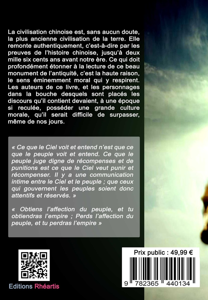 Les quatre livres de philosophie morale et politique de la Chine