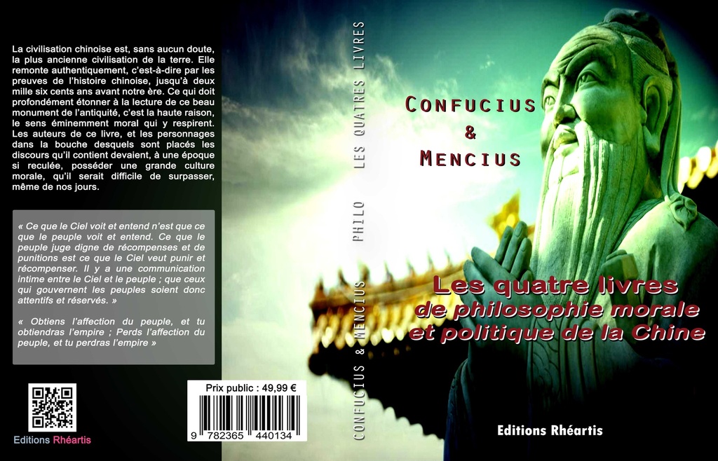Les quatre livres de philosophie morale et politique de la Chine