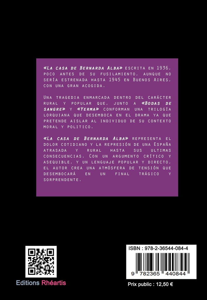 Federico García Lorca - La Casa de Bernarda Alba