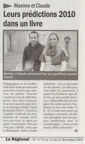 Quoi de Neuf en 2010