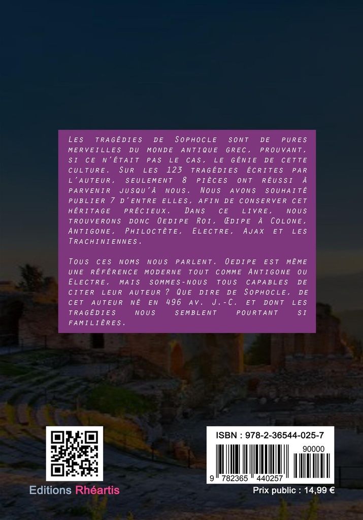 Sophocle - Tragédie (Oeuvres Complètes)